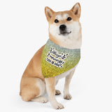 Allergic To Mornings Sarcastic Funny Pet Bandana Collar